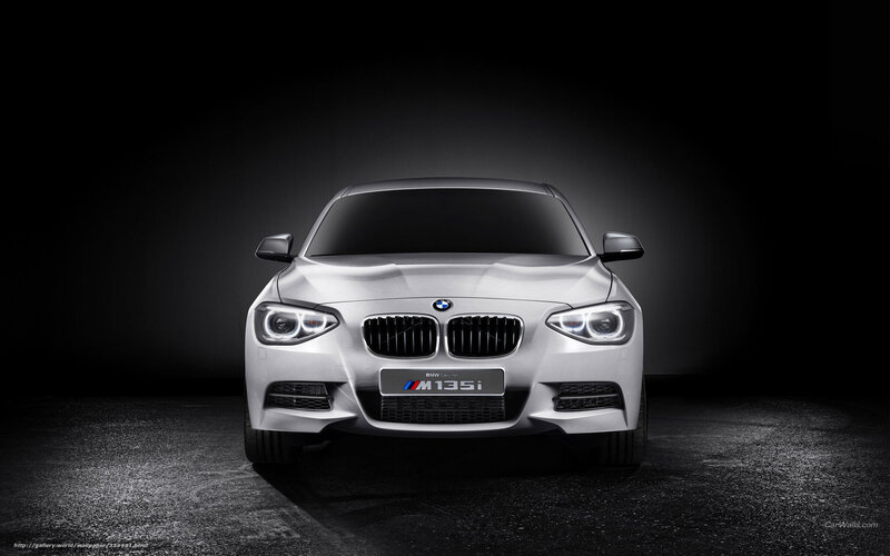 silver bmw m135i front view