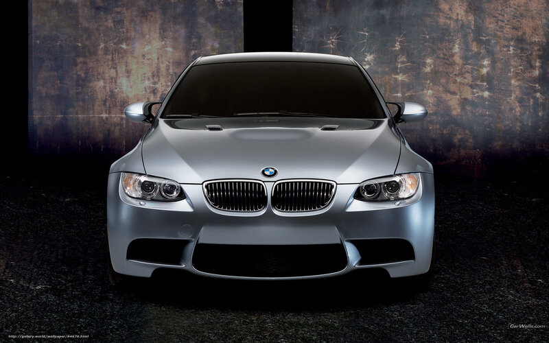 Silver Bmw M3 Car — Dramatic