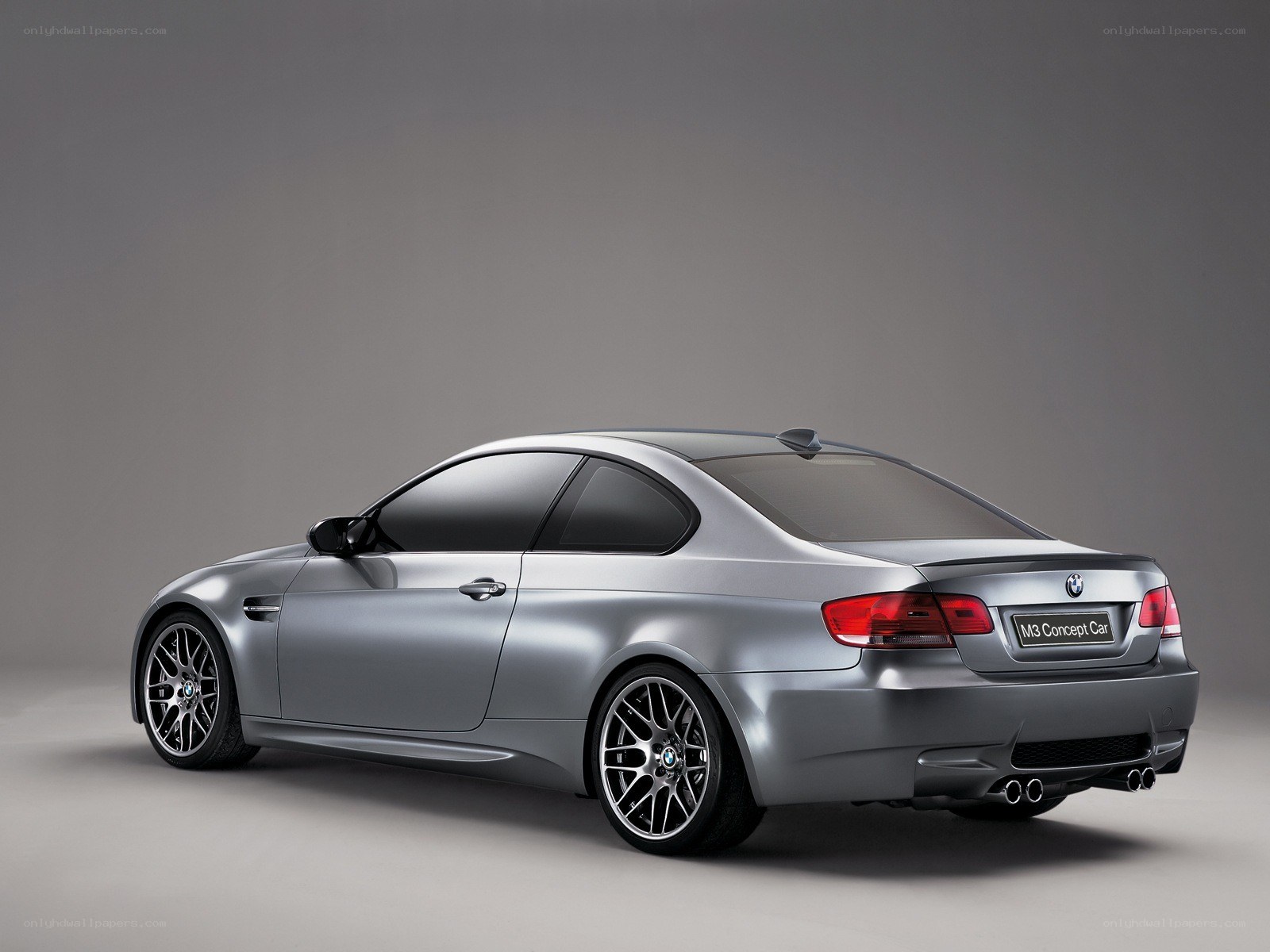 Silver BMW M3 Concept Car