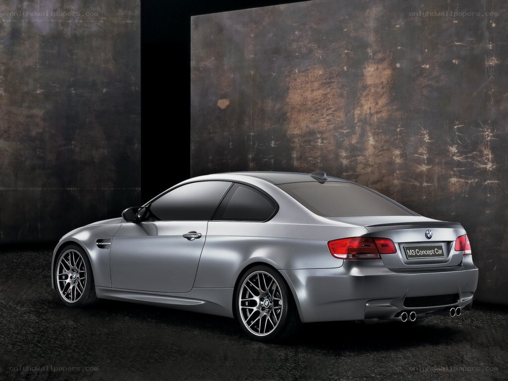 Silver BMW M3 Concept Car
