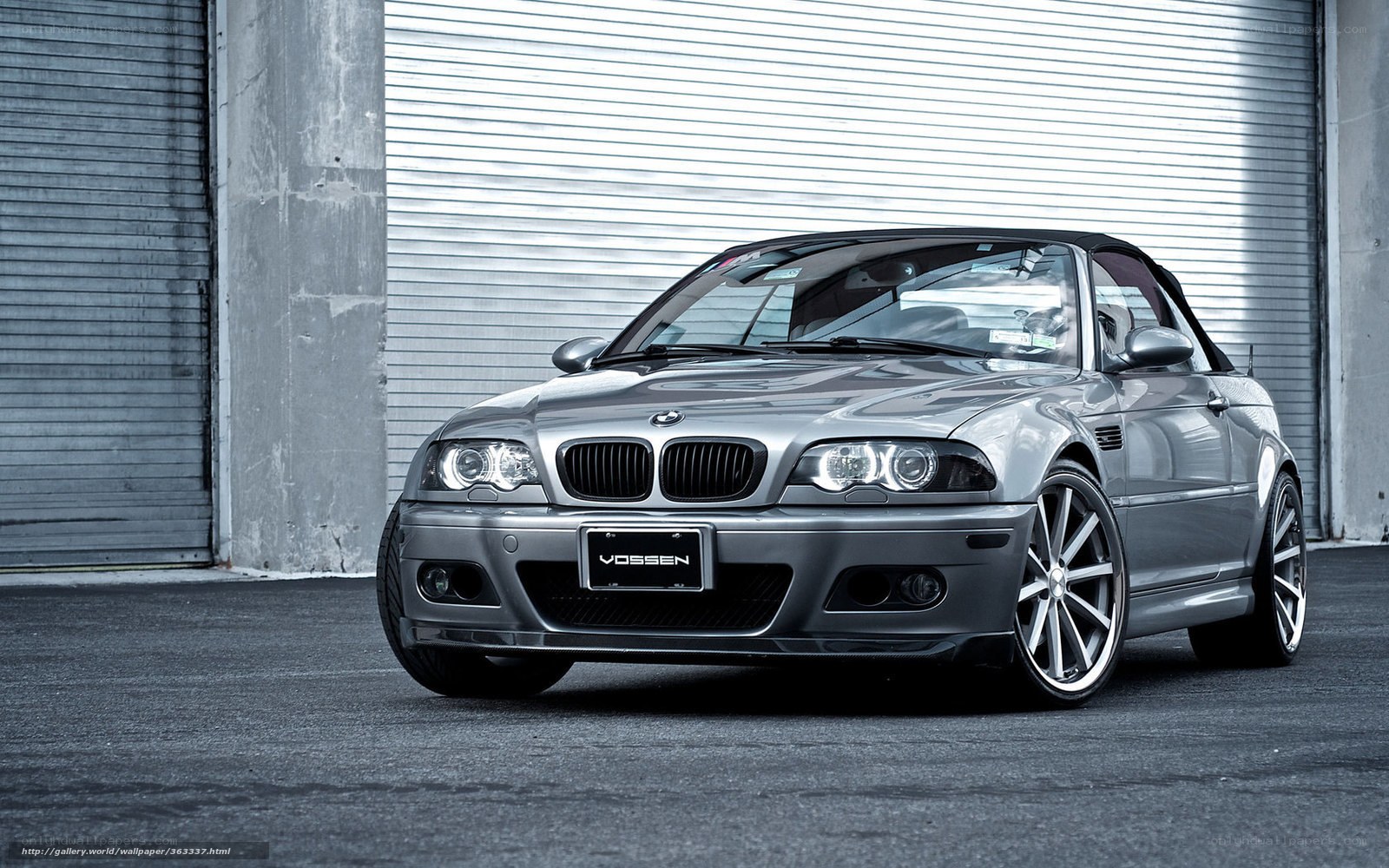 Silver BMW M3 Convertible