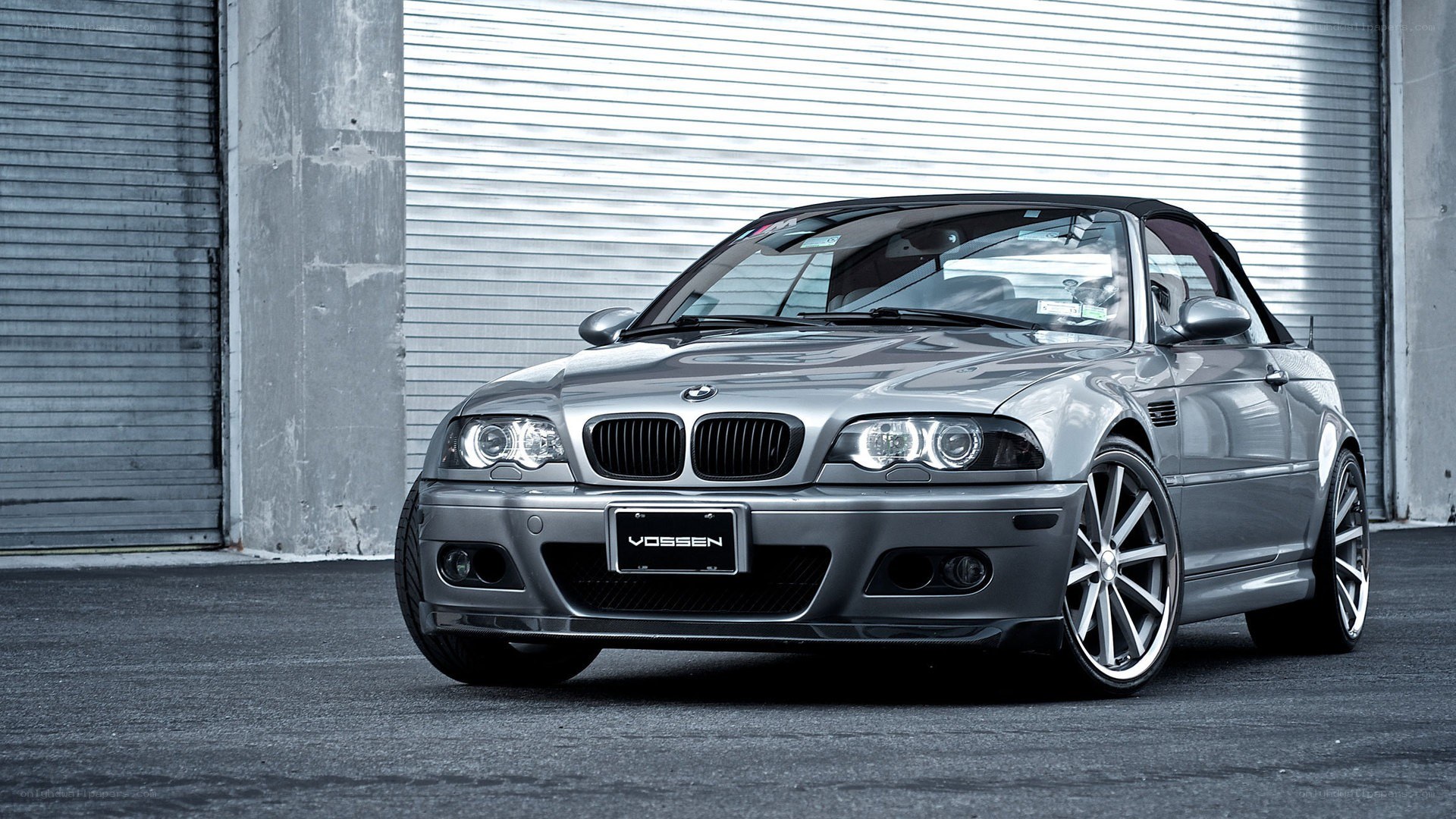 Silver BMW M3 Convertible
