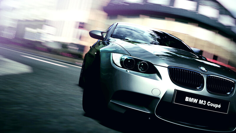 Silver BMW M3 Coupé — Gray