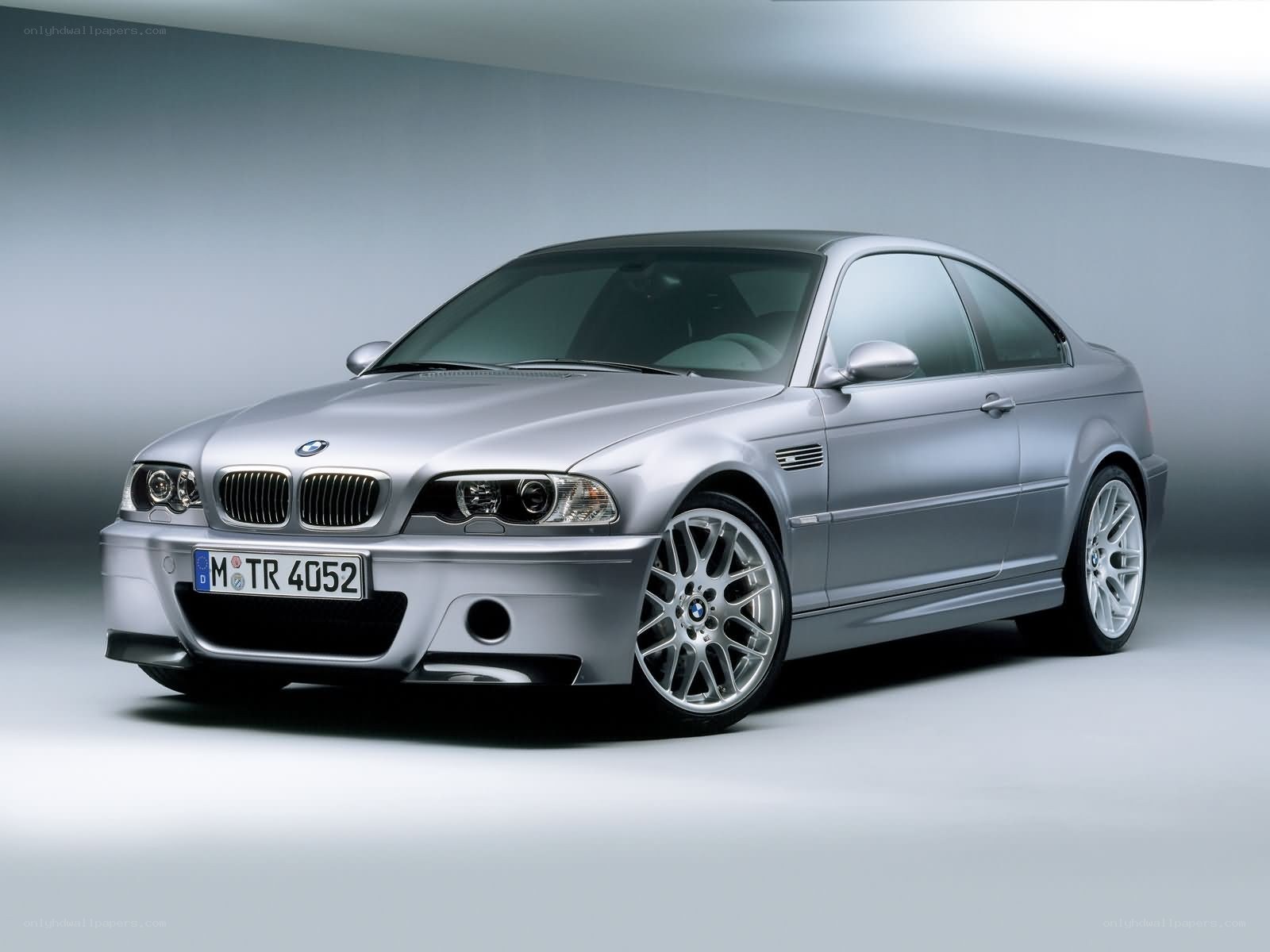 Silver BMW M3 Coupe