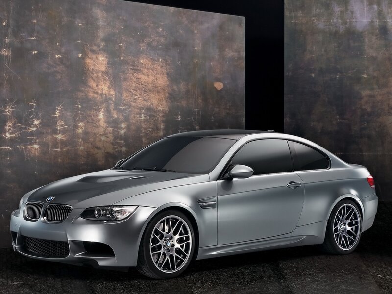 Silver BMW M3 Coupe