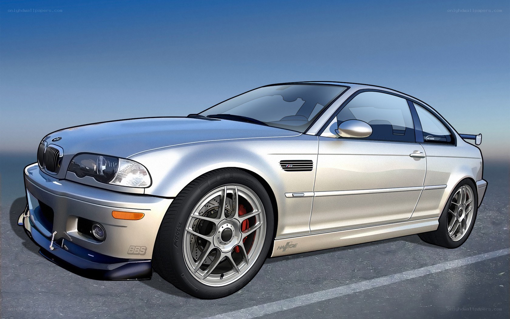 silver bmw m3 coupe