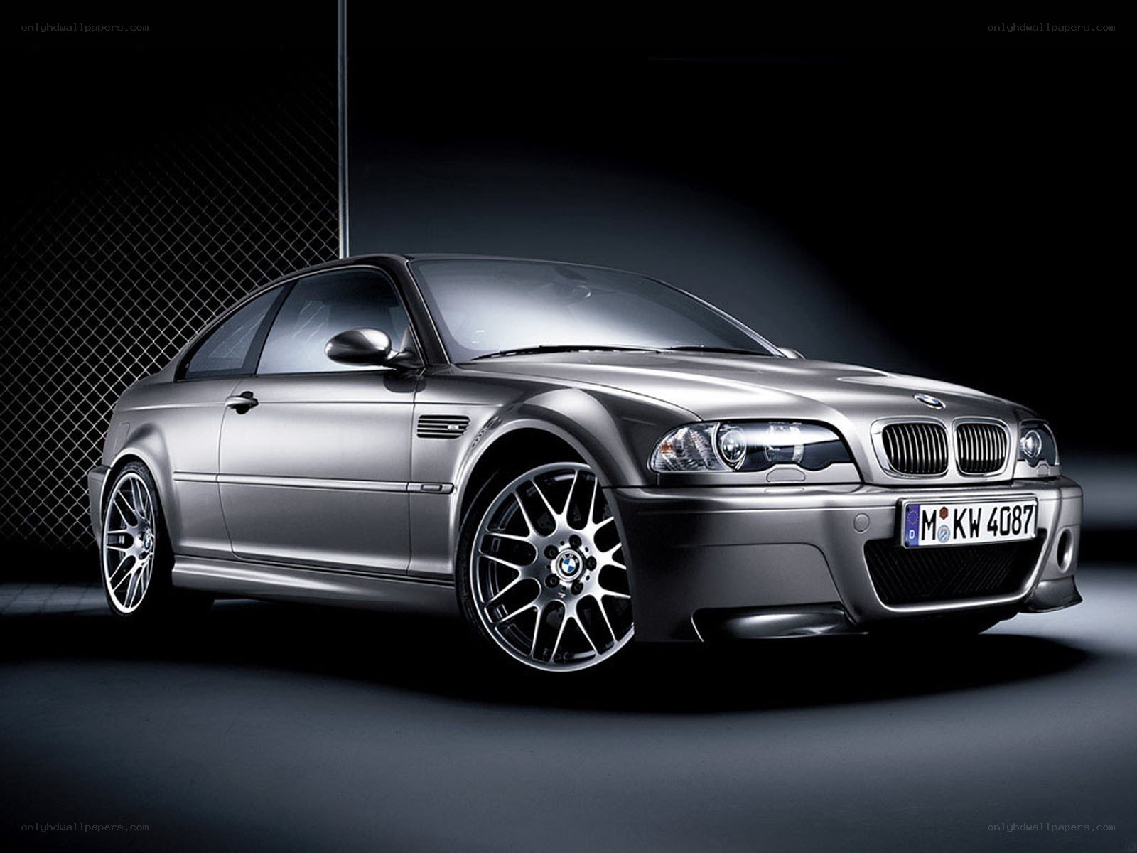 silver bmw m3 coupe