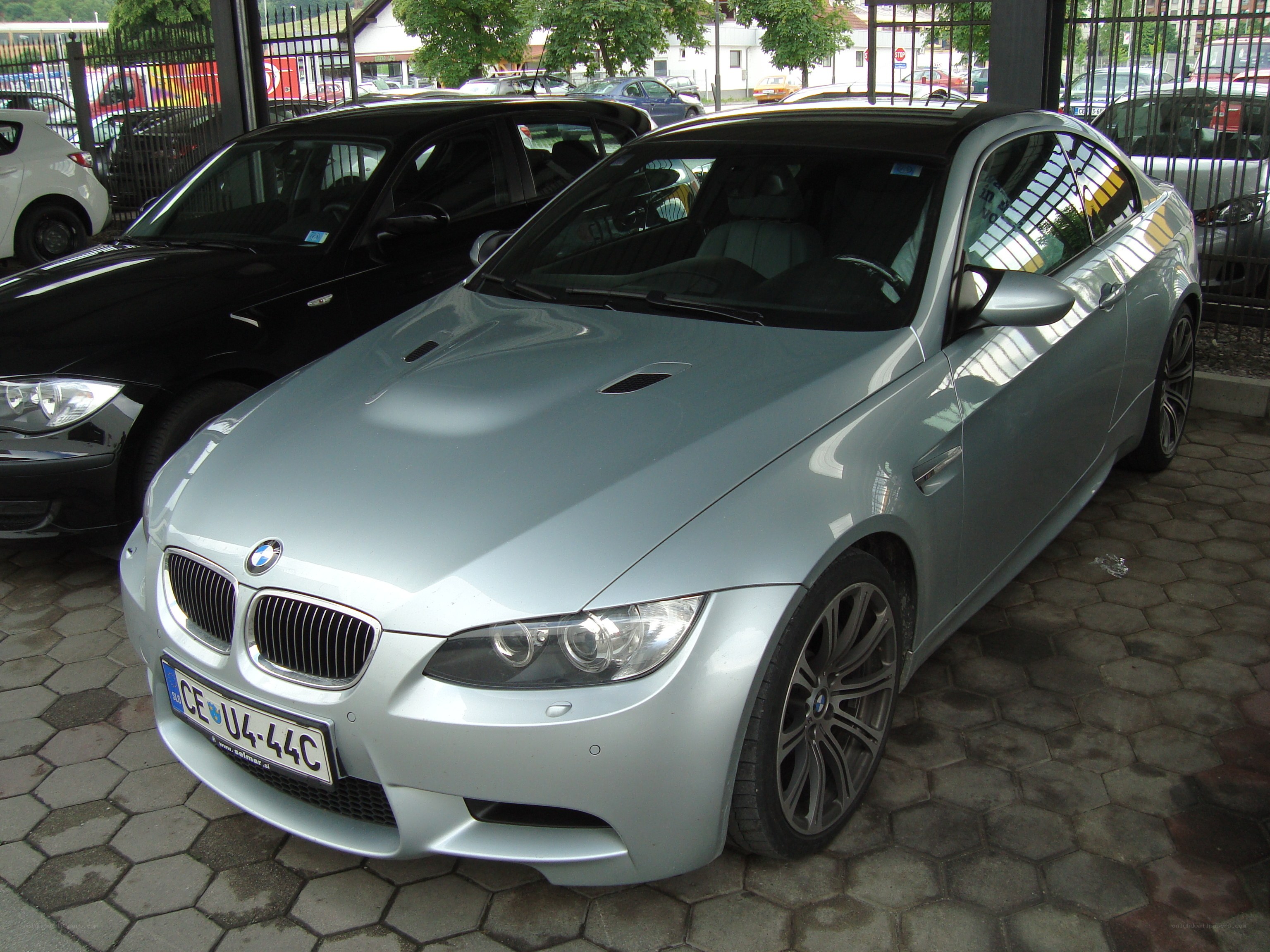 silver bmw m3 coupe