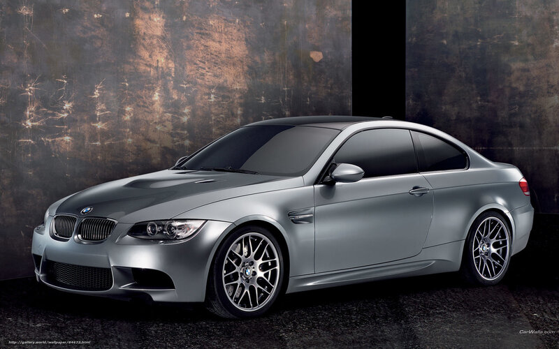 Silver BMW M3 Coupe — Dramatic, Photograph, Car