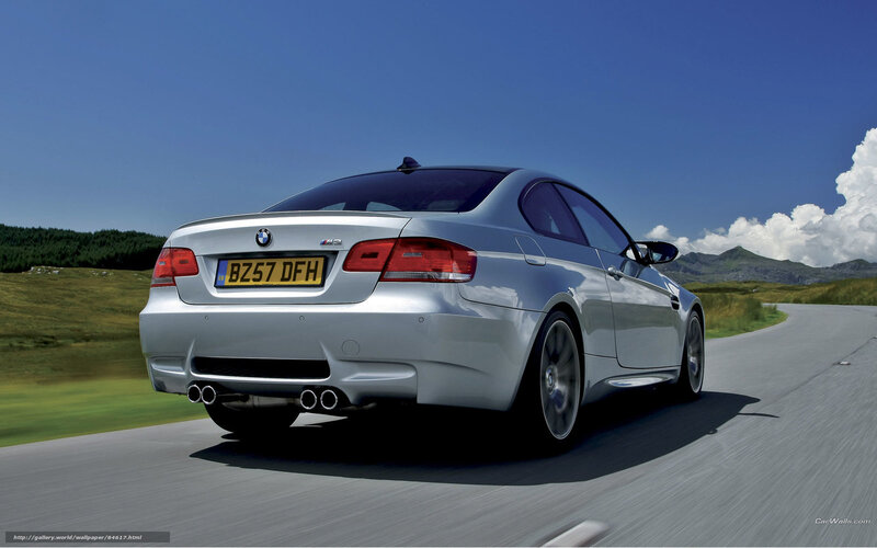 Silver BMW M3 Coupe — Dynamic, Afternoon, Photograph
