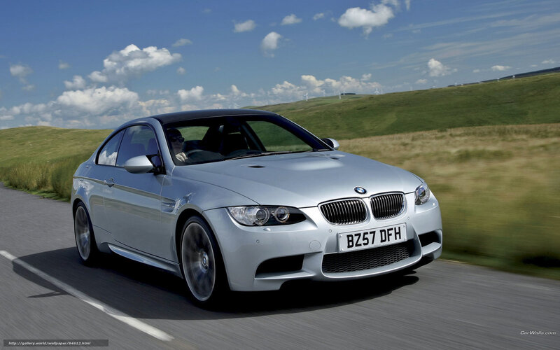 Silver BMW M3 Coupe — Dynamic, Afternoon