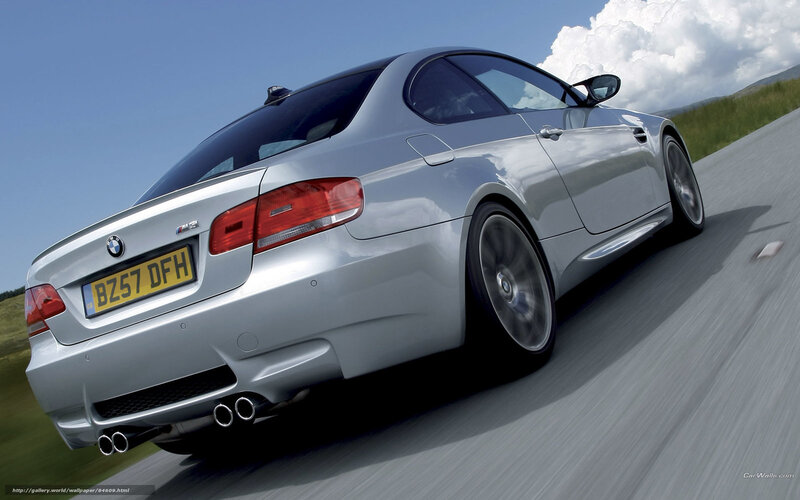 Silver BMW M3 Coupe — Dynamic