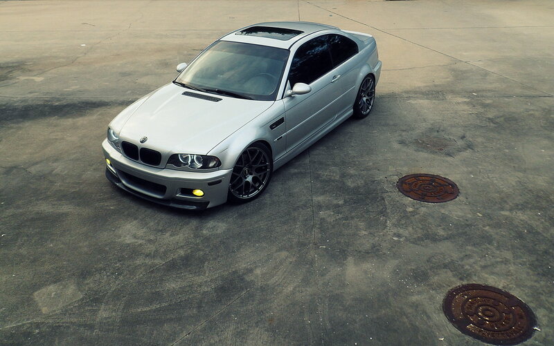Silver BMW M3 Coupe — Gray, Calm, Photograph