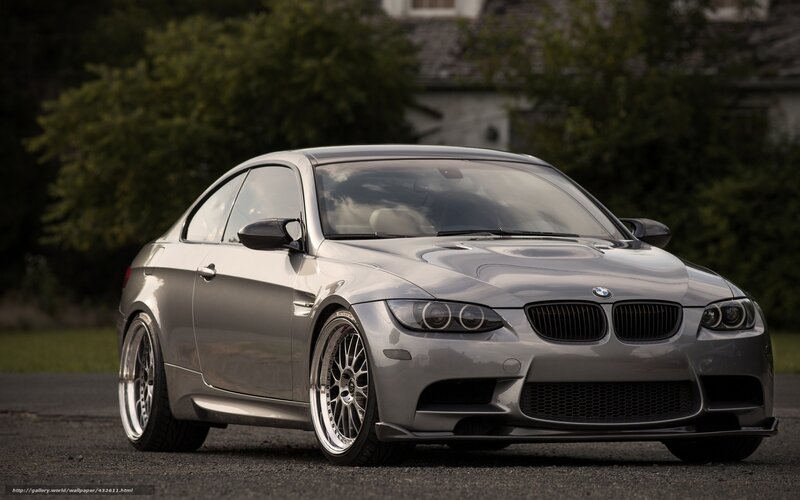 Silver BMW M3 Coupe — Gray, Dramatic, Afternoon, Photograph, Car