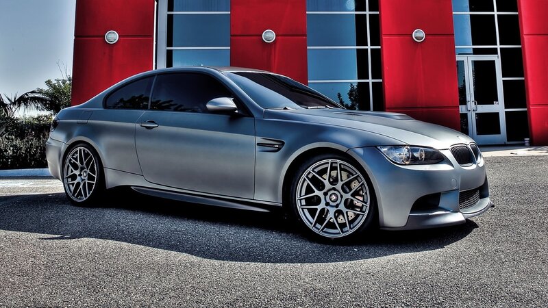 Silver BMW M3 Coupe — Gray, Dramatic, Afternoon, Photograph