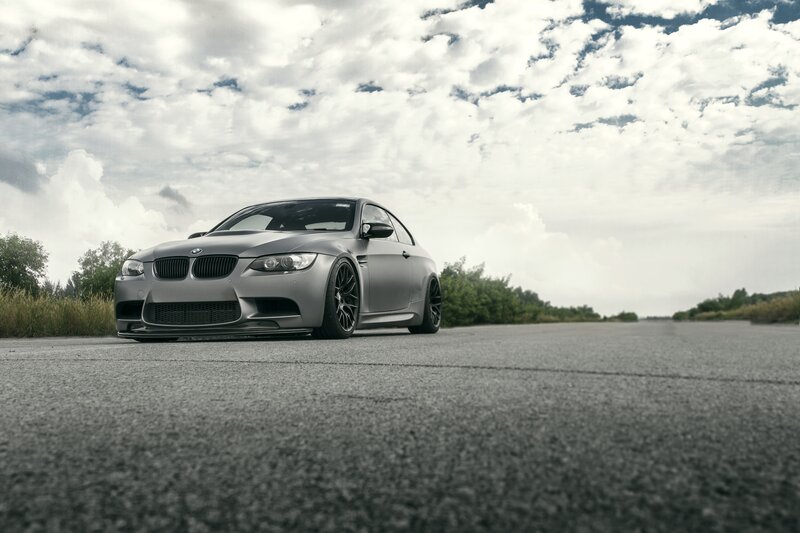 Silver Bmw M3 Coupe — Gray, Dramatic, Afternoon