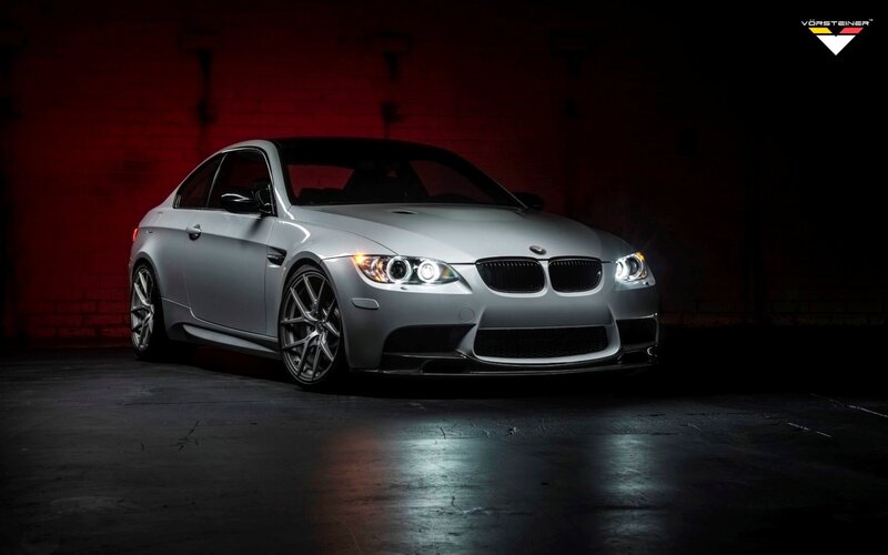 Silver BMW M3 Coupe — Gray, Dramatic, Night