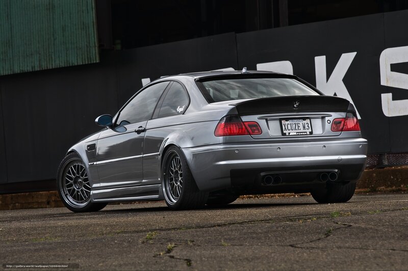 Silver BMW M3 Coupe — Gray, Dramatic, Photograph, Car, License Plate