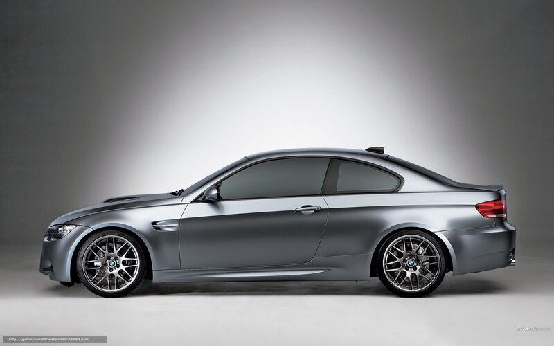 Silver BMW M3 Coupe — Gray, Dramatic, Photograph