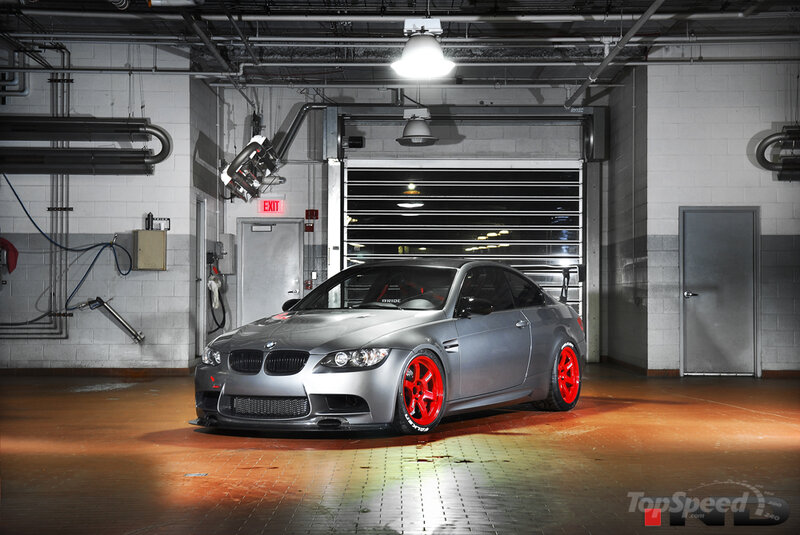 Silver Bmw M3 Coupe — Gray, Dramatic