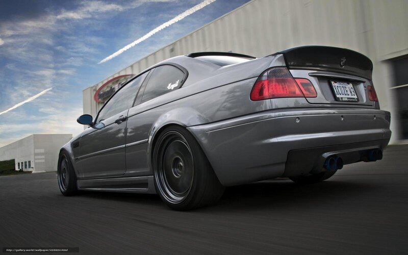 Silver BMW M3 Coupe — Gray, Dynamic, Afternoon