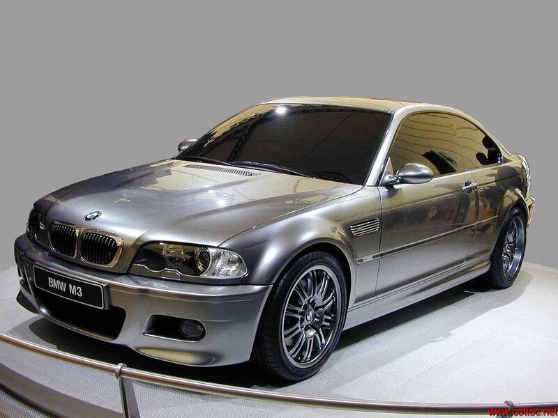 Silver BMW M3 Coupe — Neutral, Photograph, Car, Showroom