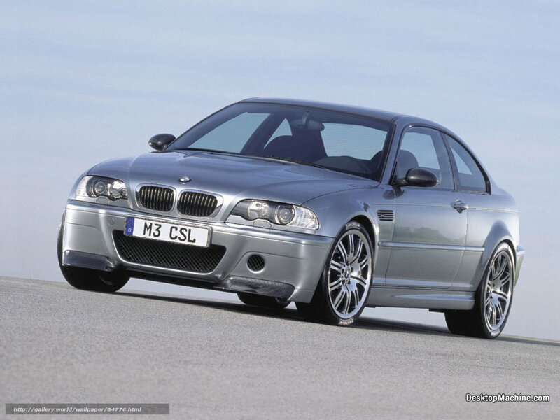 Silver BMW M3 CSL