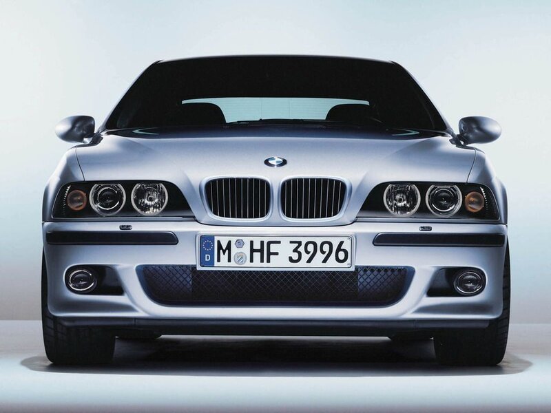 silver bmw m3 front view