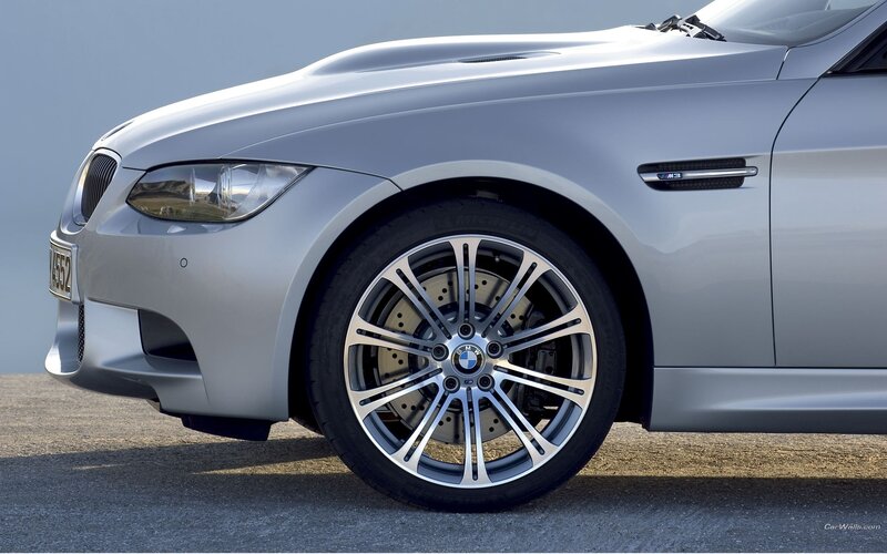 silver bmw m3 front wheel