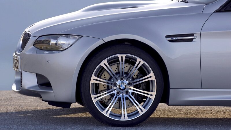 silver bmw m3 front wheel