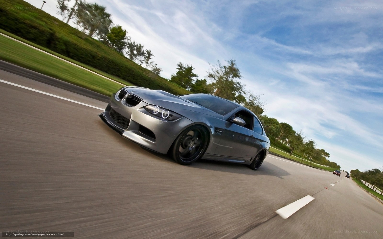 silver bmw m3 in motion