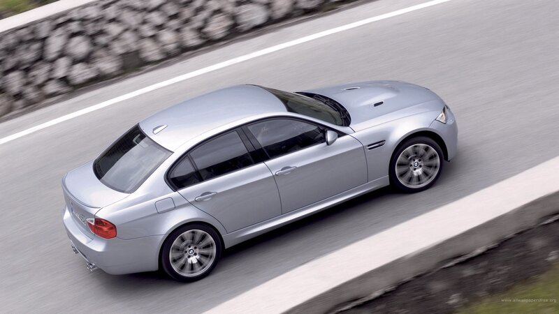silver bmw m3 in motion