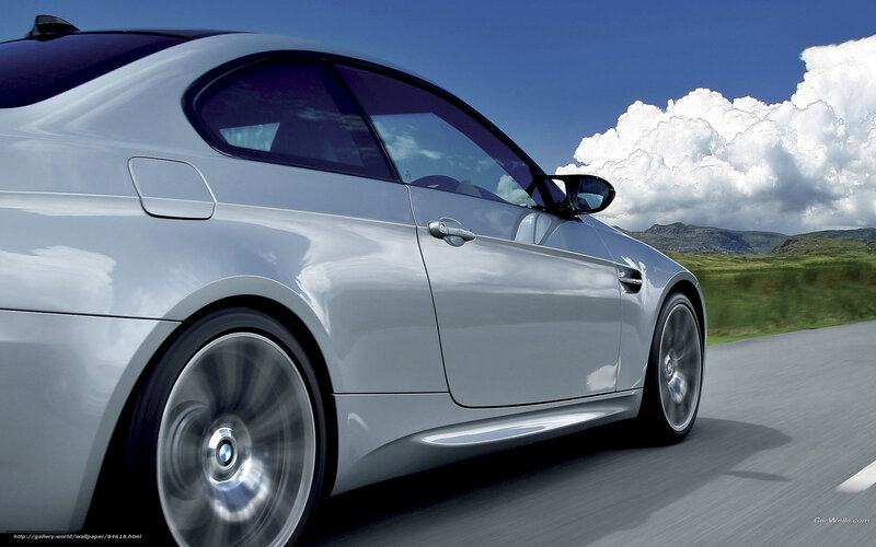 silver bmw m3 in motion