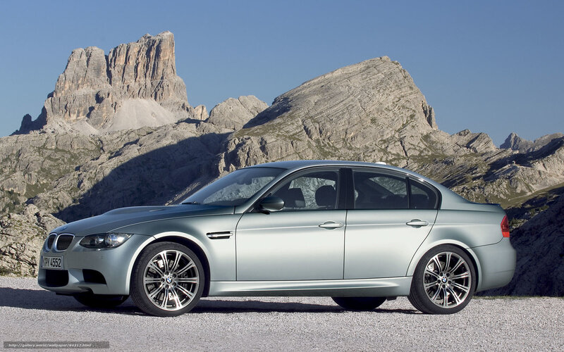 silver bmw m3 in mountains