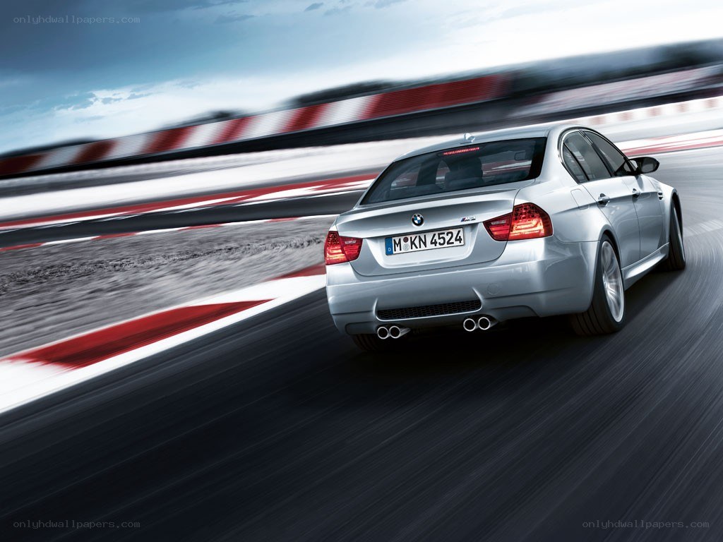 silver bmw m3 on racetrack