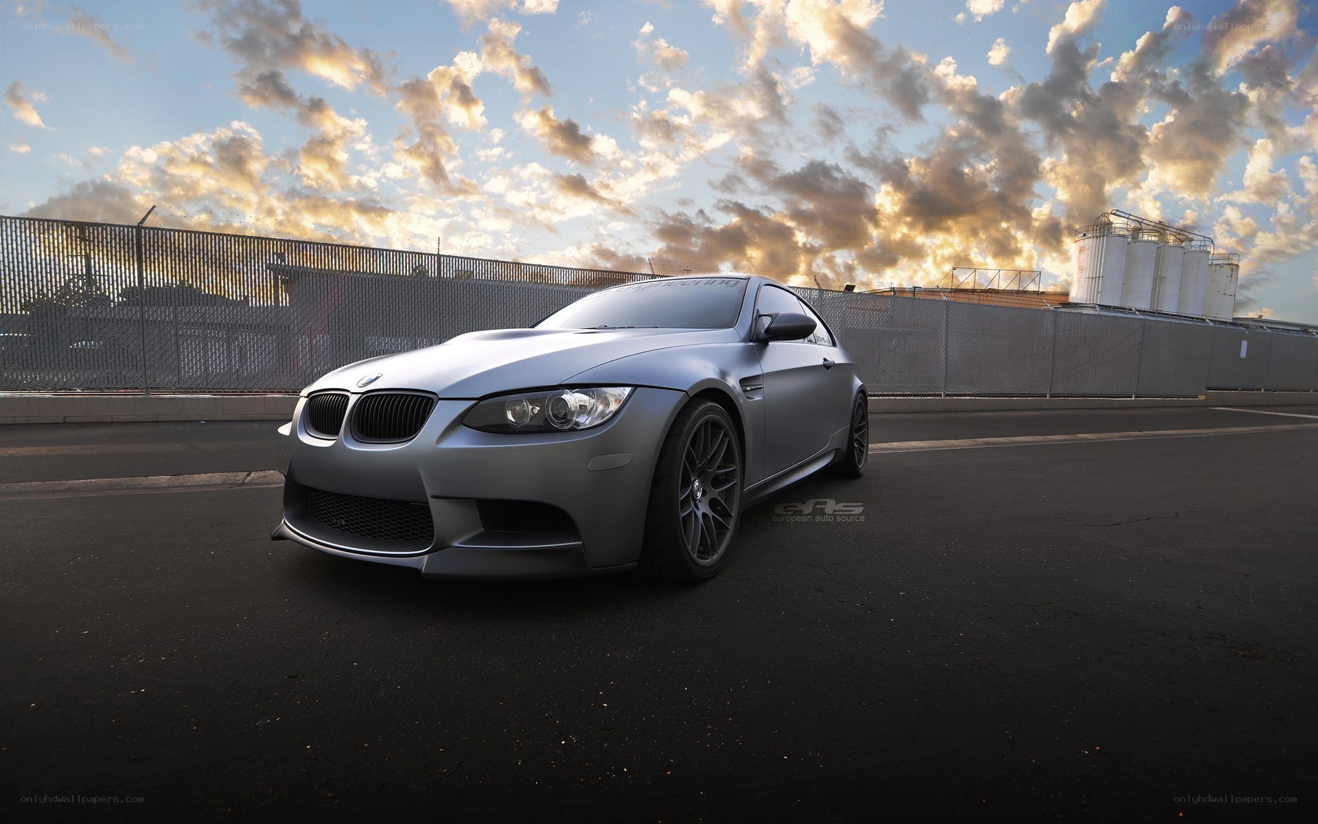 silver bmw m3 on racetrack