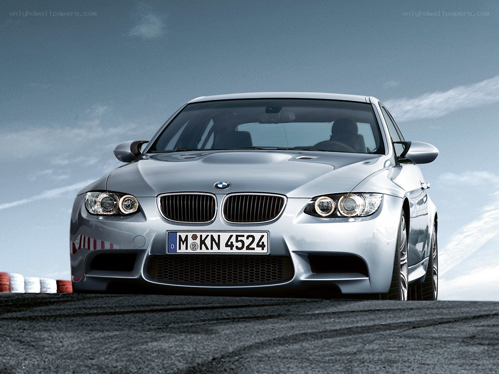 silver bmw m3 on racetrack