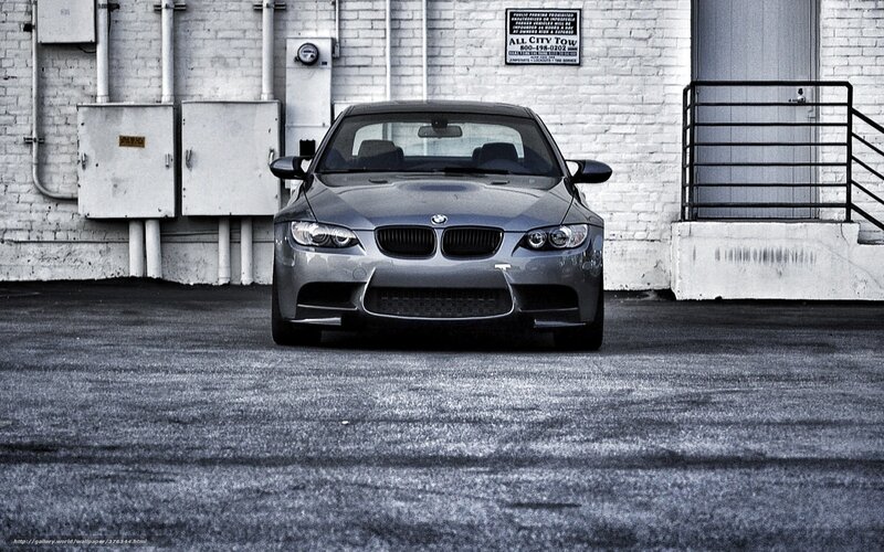 silver bmw m3 parked
