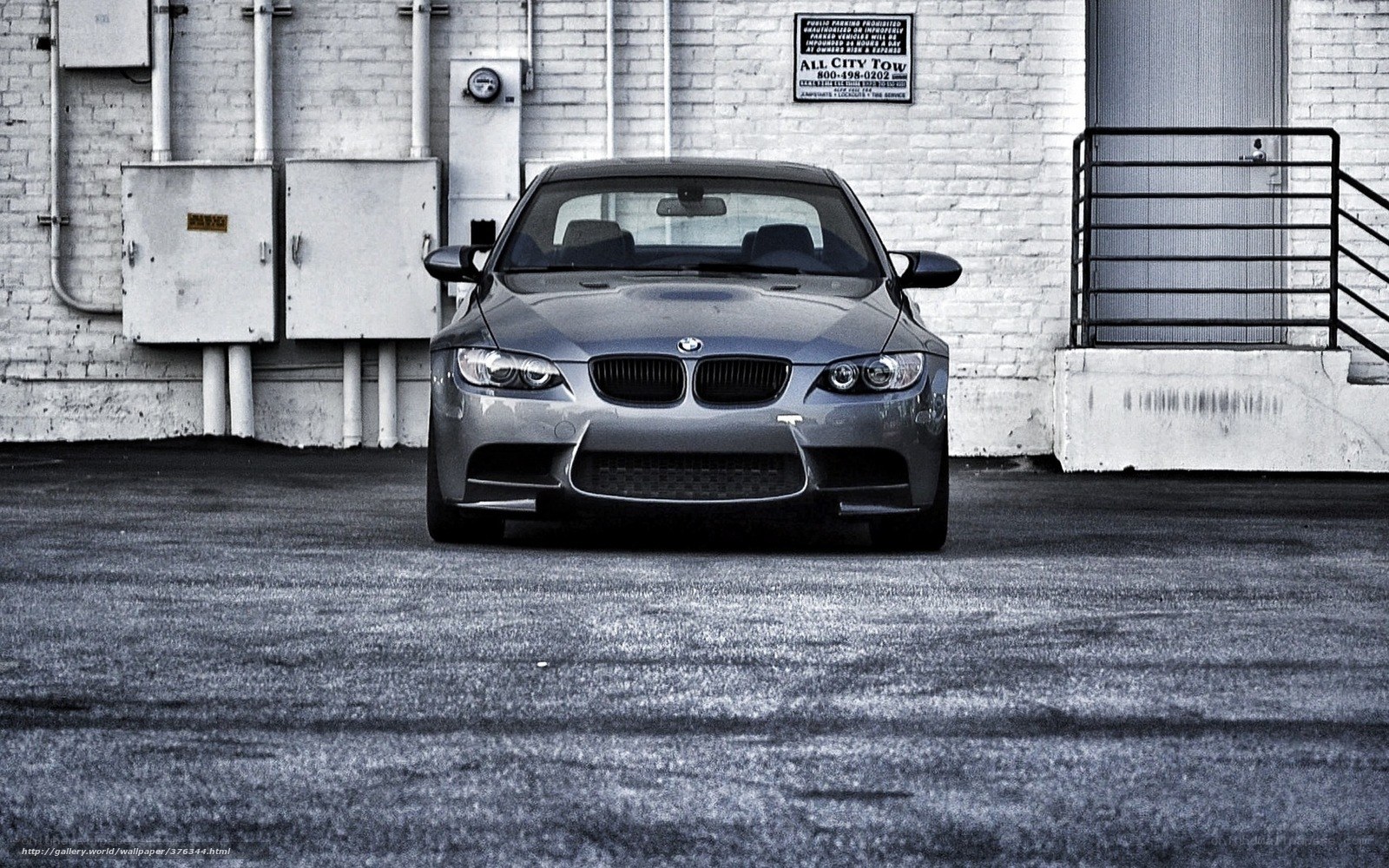 silver bmw m3 parked