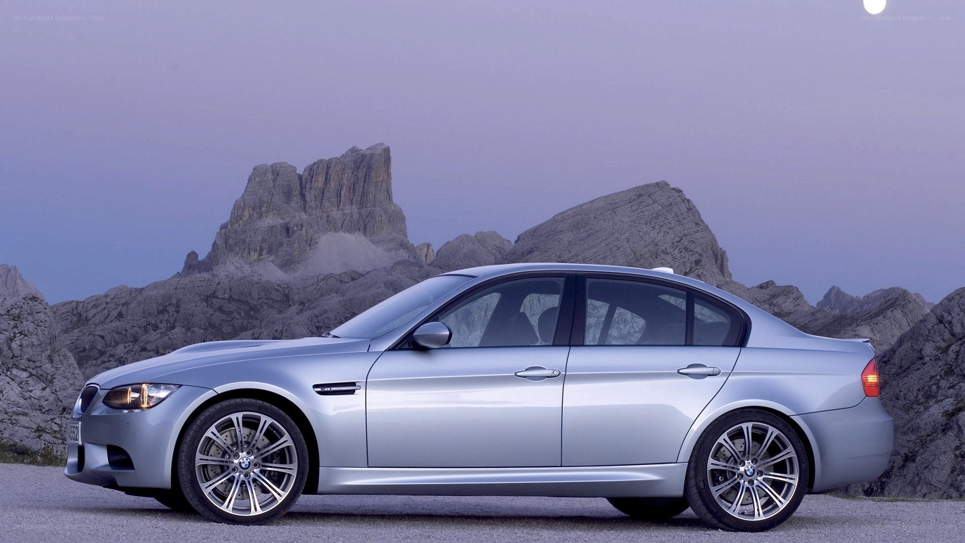 silver bmw m3 sedan