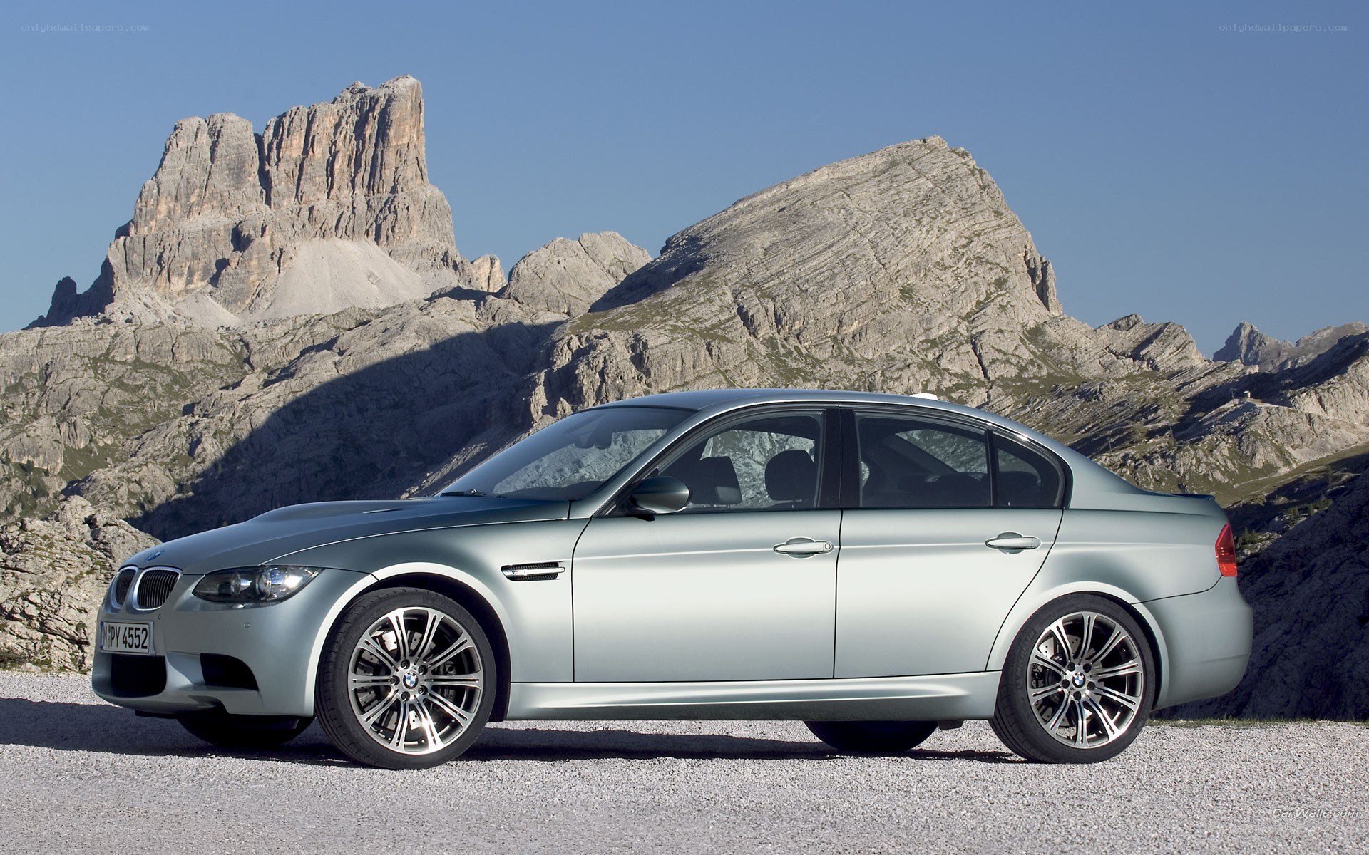silver bmw m3 sedan