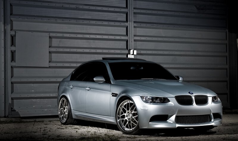 silver bmw m3 sedan