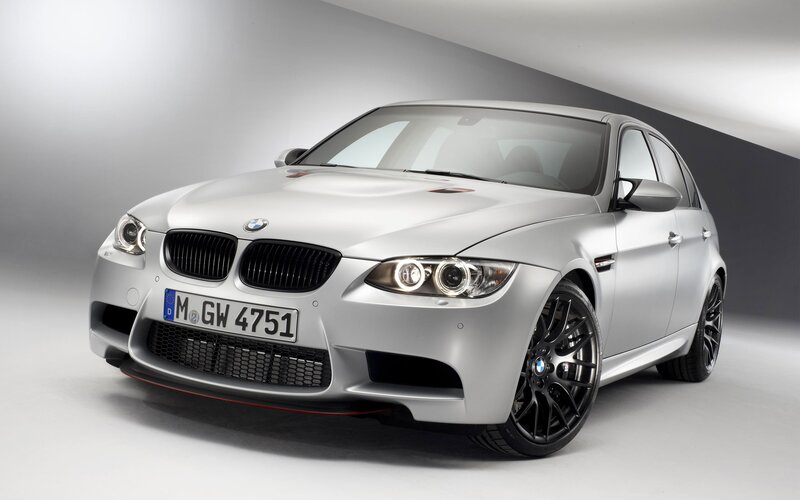 silver bmw m3 sedan