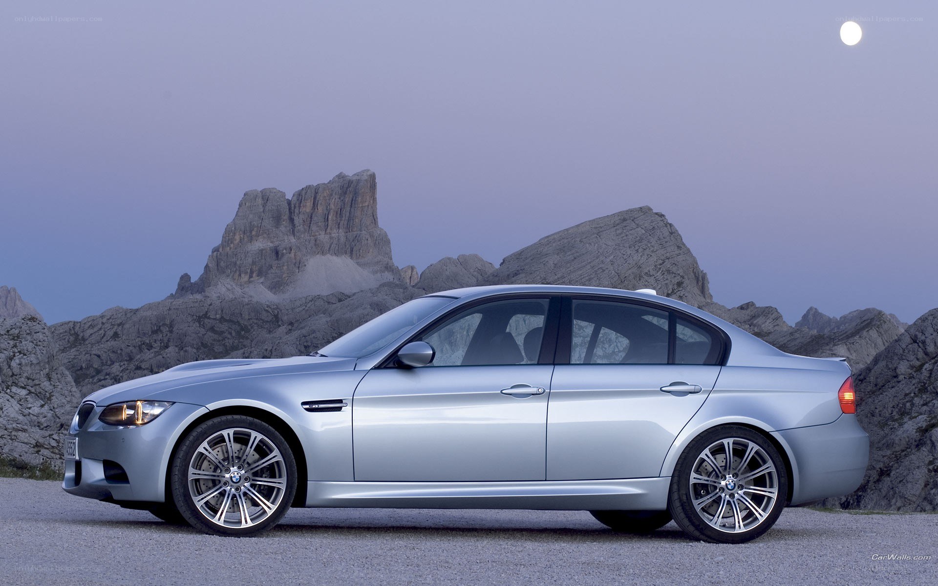 silver bmw m3 sedan