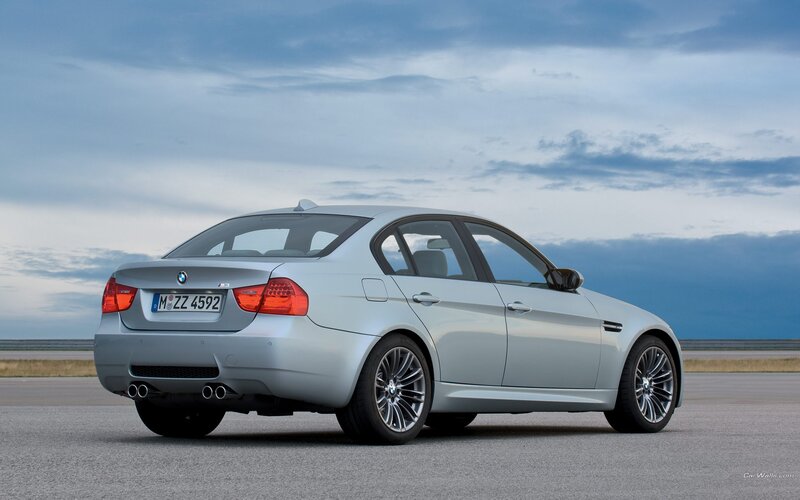 silver bmw m3 sedan