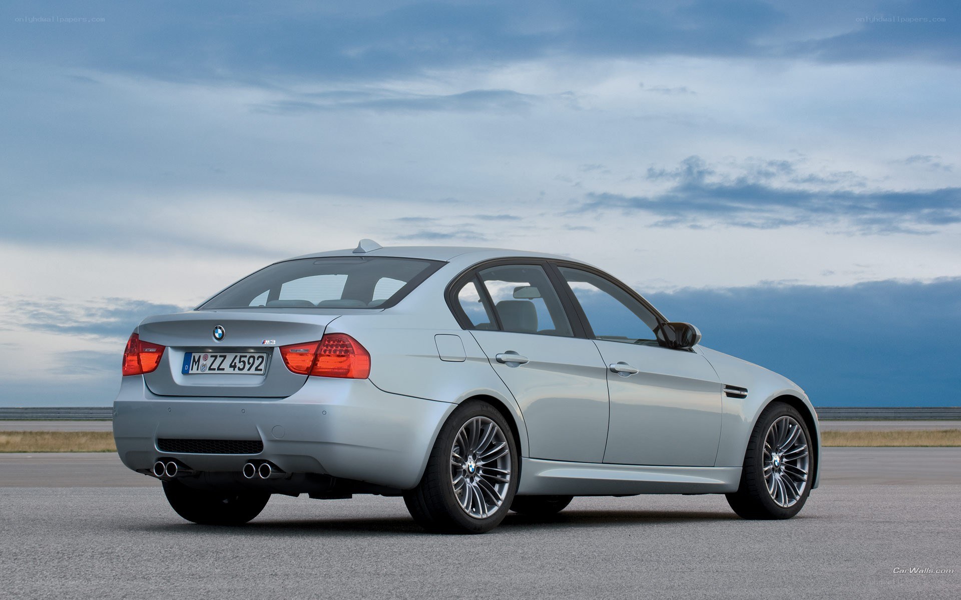 silver bmw m3 sedan