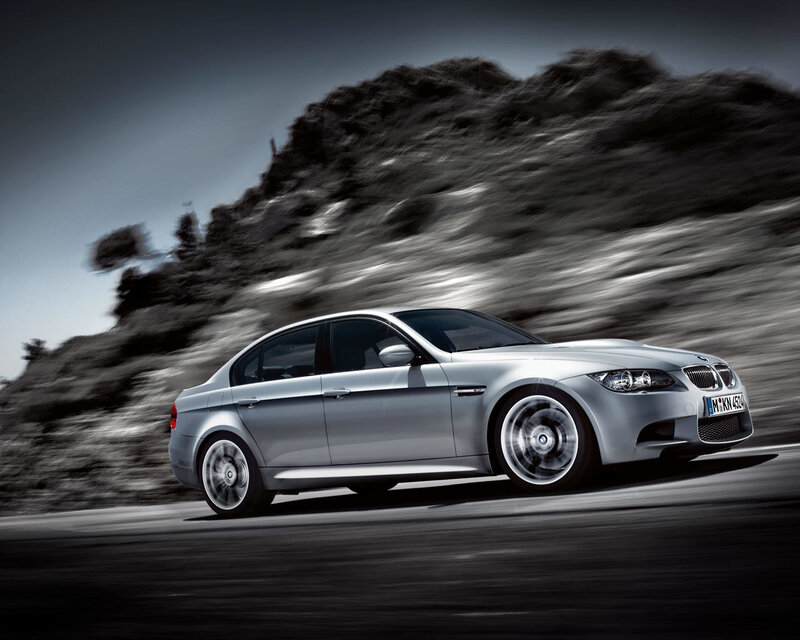 Silver Bmw M3 Sedan — Dynamic