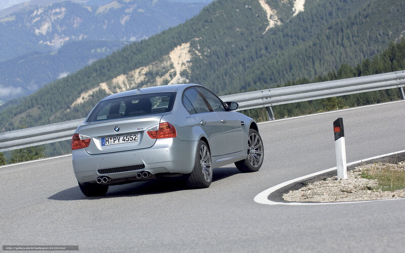 Silver BMW M3 Sedan — Gray