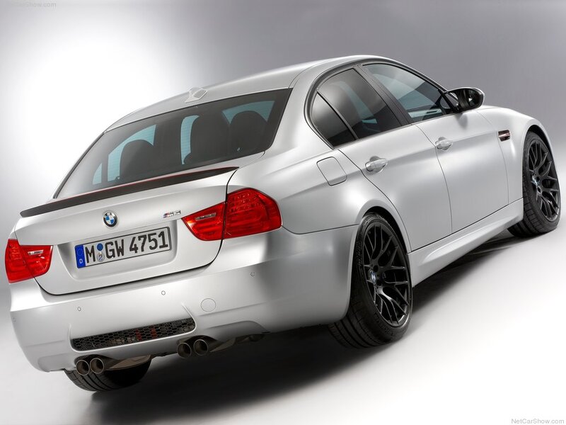 Silver BMW M3 Sedan — Neutral, Photograph, Car