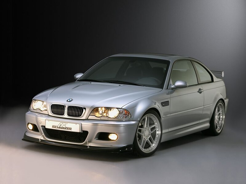 Silver BMW M3 with Schnitzer body kit